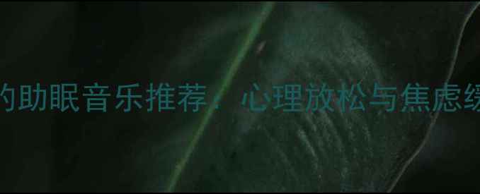 图片 10首科学验证的助眠音乐推荐：心理放松与焦虑缓解的权威指南