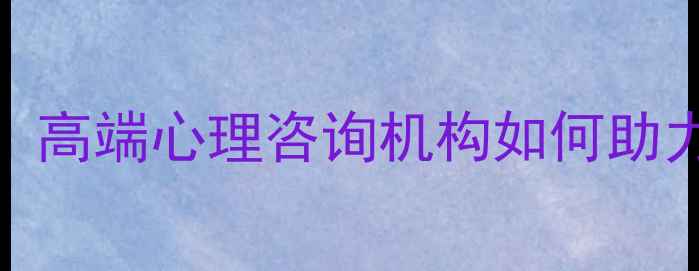 图片 企业家心理健康管理指南：高端心理咨询机构如何助力高净值人群实现自我价值
