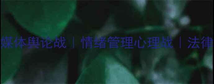 图片 干货心理健康必看！应对社交媒体舆论战｜情绪管理心理战｜法律维权指南｜3招守住心理边界1