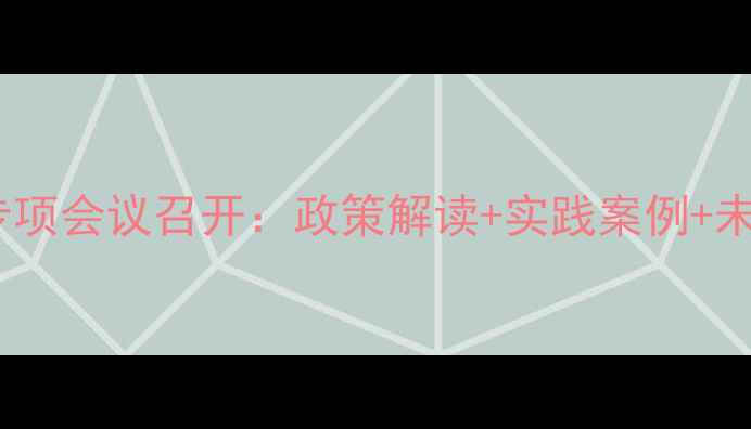 图片 心理健康专项会议召开：政策解读+实践案例+未来规划全1