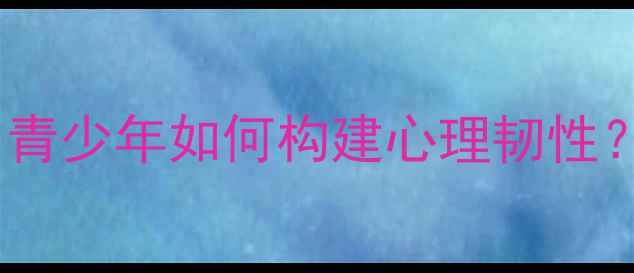 图片 心理健康意义作文素材：青少年如何构建心理韧性？5大维度（附写作技巧）