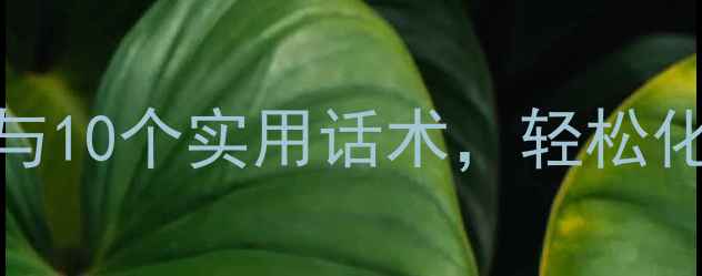 图片 心理沟通技巧：3大黄金法则与10个实用话术，轻松化解情绪危机（附场景案例）1