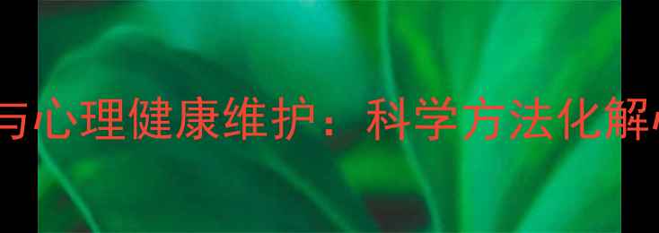 图片 挫折应对与心理健康维护：科学方法化解心理困境1