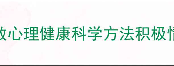 图片 核心幸福指数心理健康科学方法积极情绪压力管理