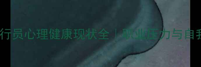 图片 ✨中国民航飞行员心理健康现状全｜职业压力与自我调适指南🌟1