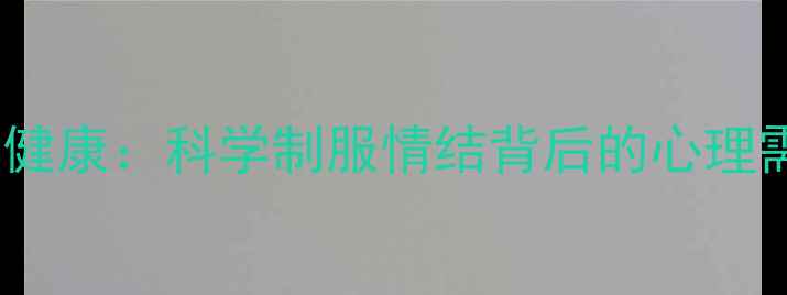 图片 军装爱好者心理健康：科学制服情结背后的心理需求与平衡之道1