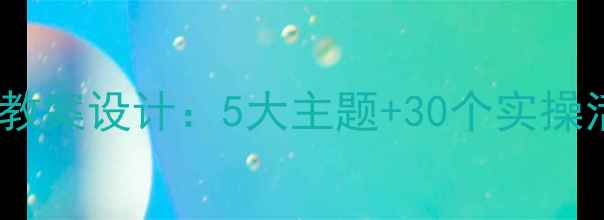 图片 幼儿园心理健康教育教案设计：5大主题+30个实操活动（附评估指南）2