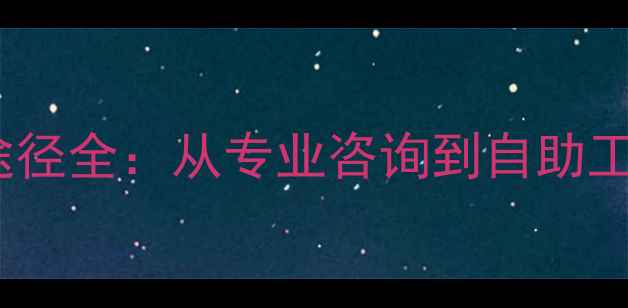 图片 心理健康支持途径全：从专业咨询到自助工具的完整指南2