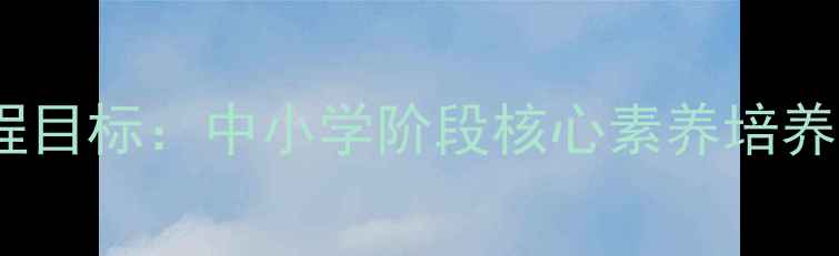 图片 心理健康教育课程目标：中小学阶段核心素养培养体系与实施路径1