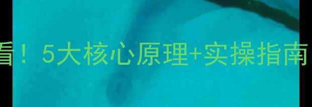 图片 心理健康理论新手必看！5大核心原理+实操指南，轻松应对压力焦虑1