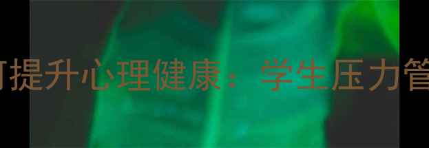 图片 心理协会社团如何提升心理健康：学生压力管理与朋辈支持全1