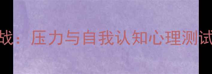 图片 沙漠生存挑战：压力与自我认知心理测试及提升指南