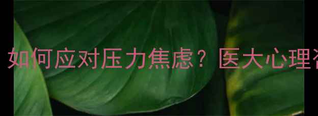 图片 🌟医学生心理健康指南｜如何应对压力焦虑？医大心理咨询师亲授5招自救法✅1