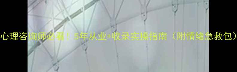 图片 🔥心理咨询师必看！5年从业+收录实操指南（附情绪急救包）2